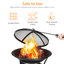 Dharmshila Round Iron Smokeless Fire Pit