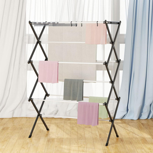 Rebrilliant Iron Accordion Drying Rack | Wayfair