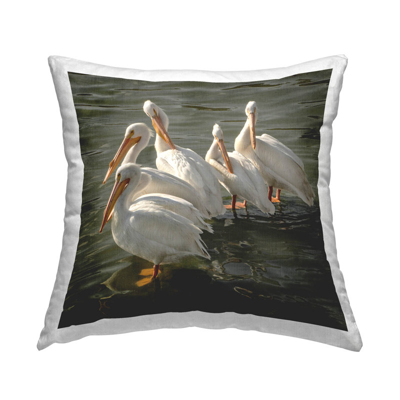 Polyester Throw Square Pillow Cover & Insert