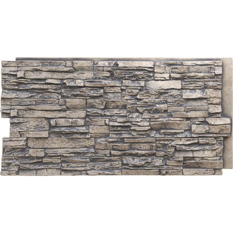 Panneau avec imitation de pierres EverStone Canyon Ridge, Lin graphite