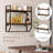2 Piece Accent Shelf with Towel Bar