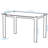 Modern Climbing Table - Black Tempered Glass, Rectangular, Challenging, 170 Lbs Capacity Glass Nightstand For Bedroom Use,