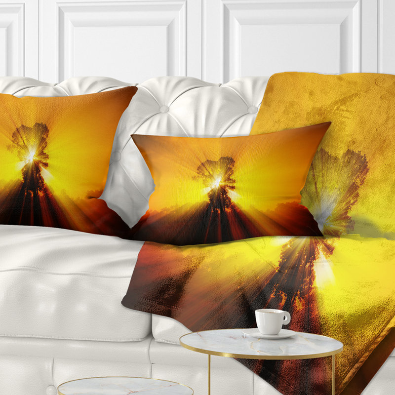Coussin lombaire Landscape Shadows of Trees