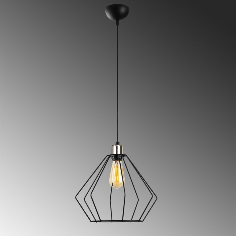 Luminaire suspendu géométrique à 1 lumière Eastbourne