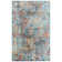 Tapis en laine bleu