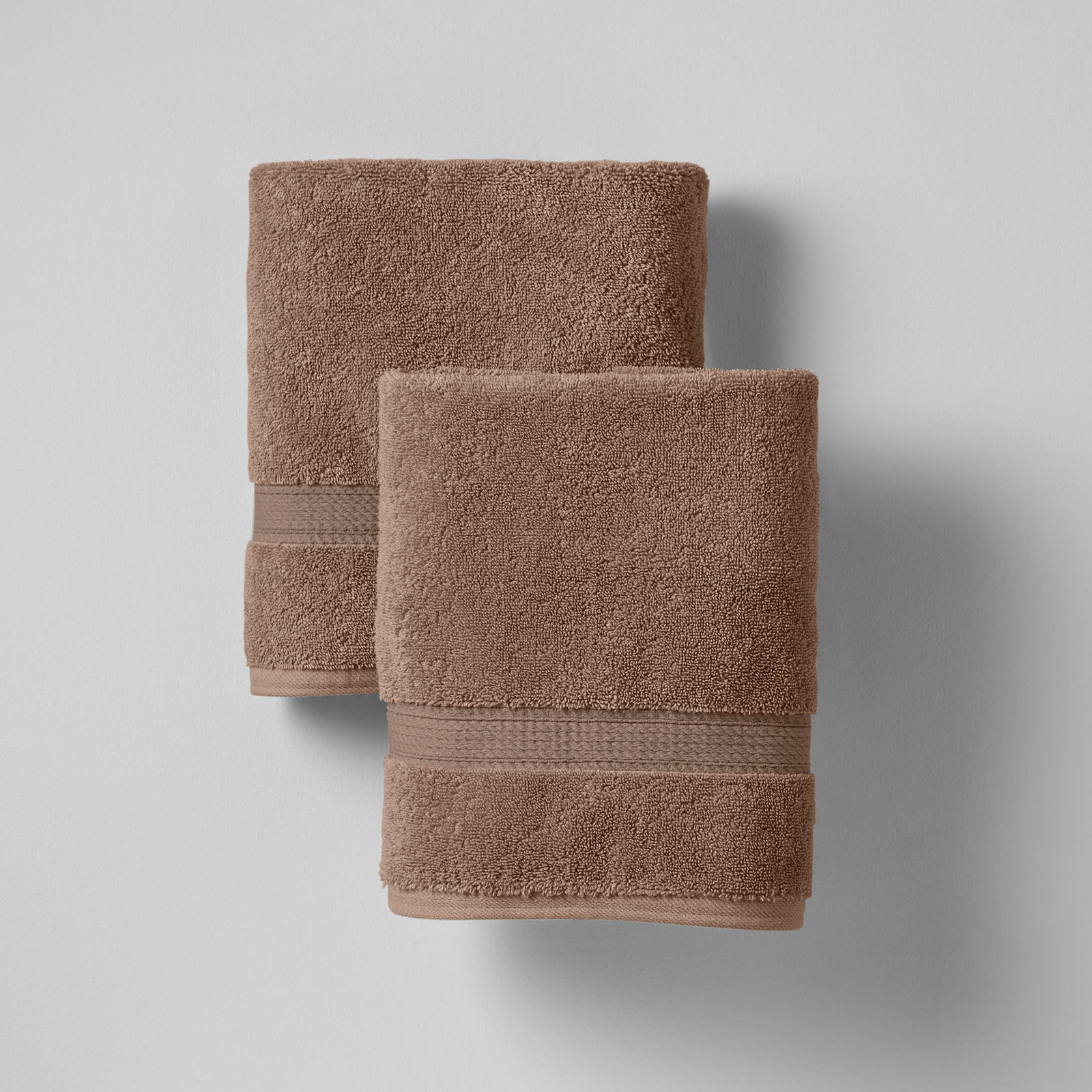 Payten Classic Certified Egyptian Cotton Hand Towel, Caramel