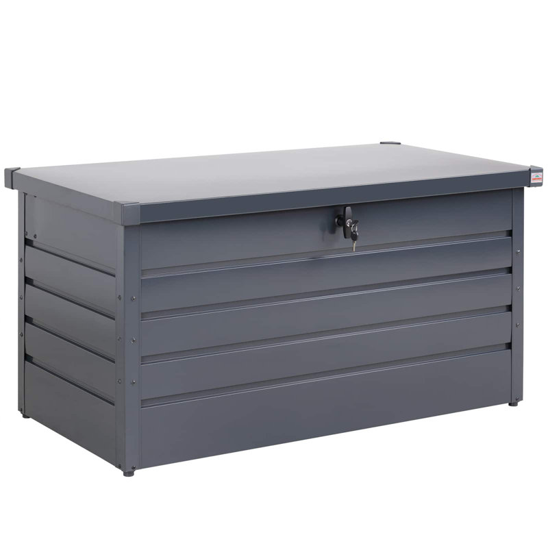 Lockable Cushion Box Anthracite 360L Metal