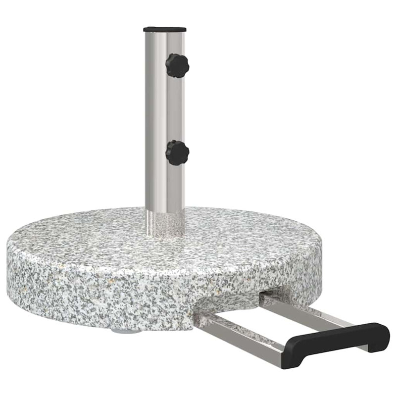 Support pour parasol de patio extérieur gris 45 x 45 x 37,5 cm, Gris