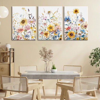 3 Piece Wrapped Canvas Print