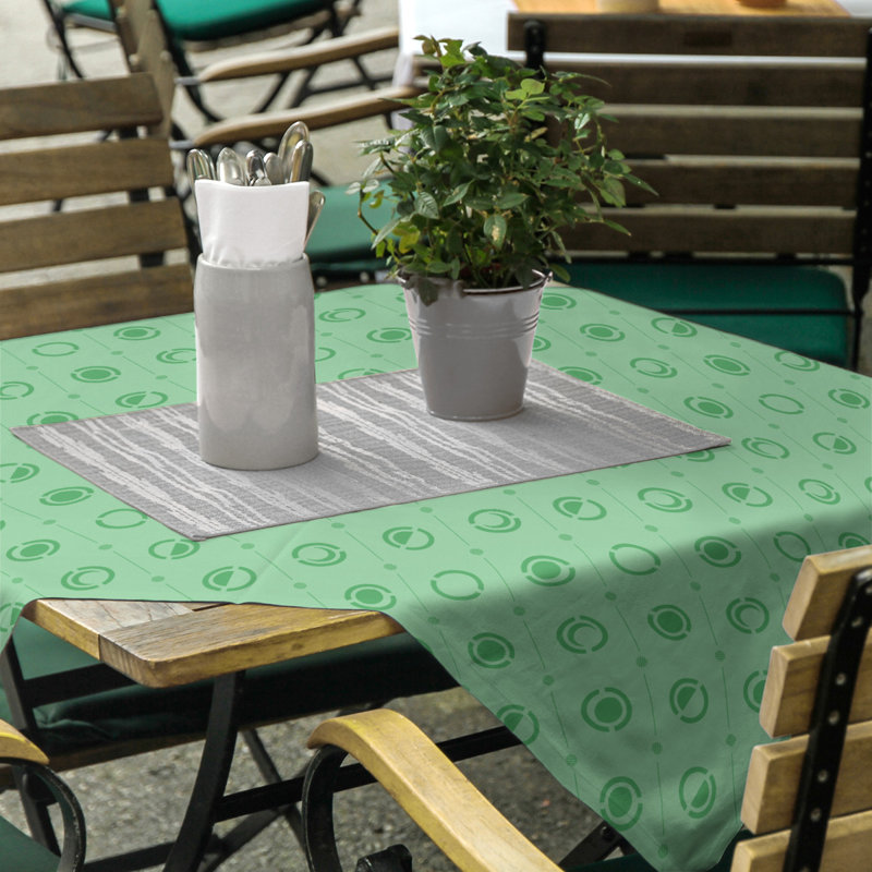 Nappe des phases de lune classiques, Vert / Vert foncé