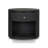 Amelia Oval One Drawer Nightstand-Black Linen-1516349700