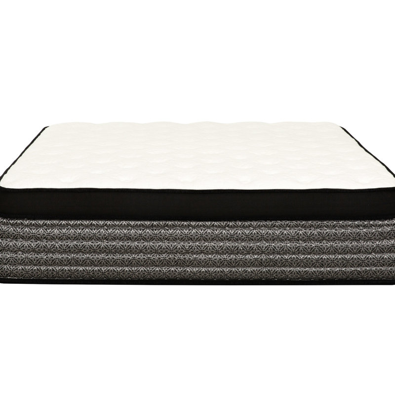 16" King Size Mattress - Gel Memory Foam Reduces And Discomfort Sleep Pocket Coil Supports For Better Spinal Alignment