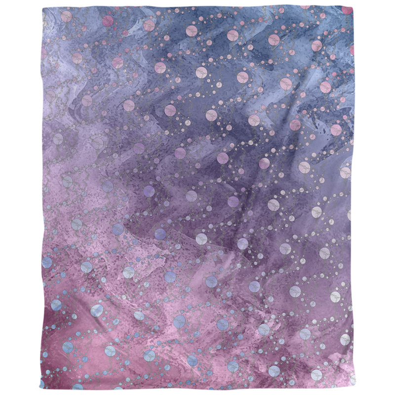 Housse de couette Katelyn Elizabeth, Housse de couette simple TG, Lavande / bleu, Microfibre