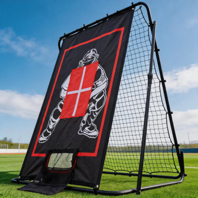 2-in-1 Baseball Pitching & Return Trainer Net with Strike Zone – Dual-Sided Rebounder for Throwing & Fielding Practice