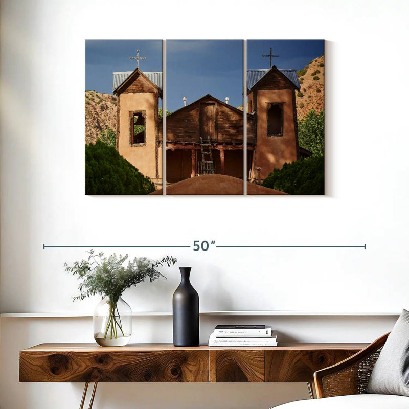 El Santuario De Chimayo, 24" H x 38" W