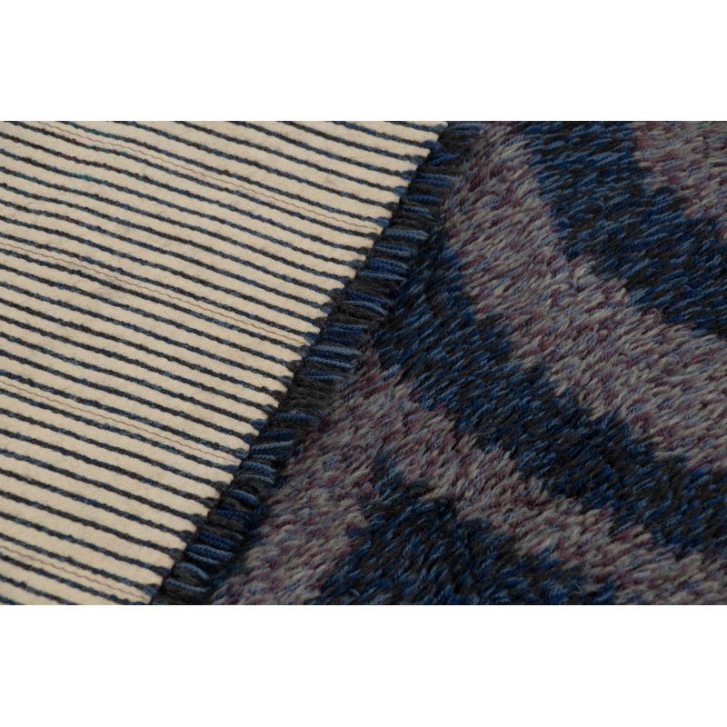 Scandinavian One-of-a-Kind 4'8x6'6 Hand Knotted Area Rug