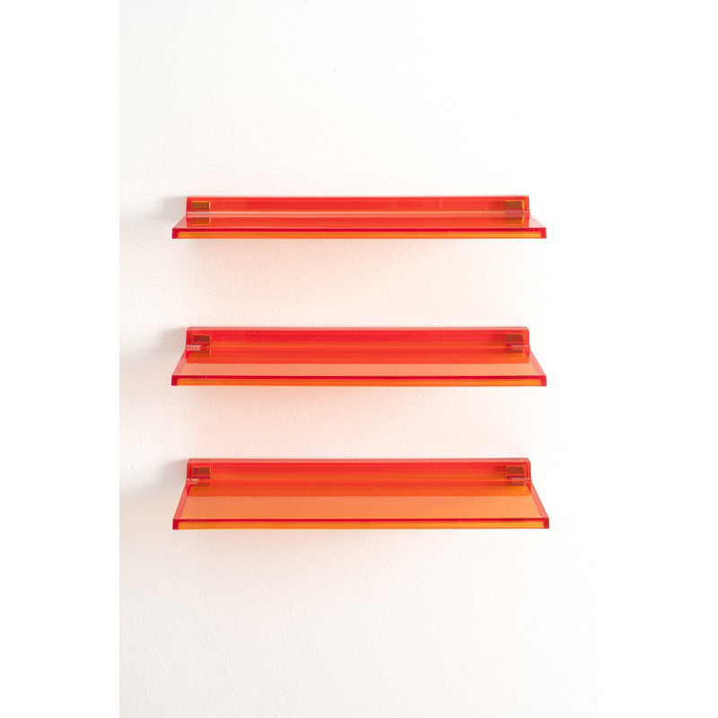 Kartell Floating Shelf, Transparent Crystal