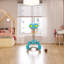 Living And Home Adjustable Height 56cm W HDPE, PP Toddler Basketball Hoop with Basketball(s) Included