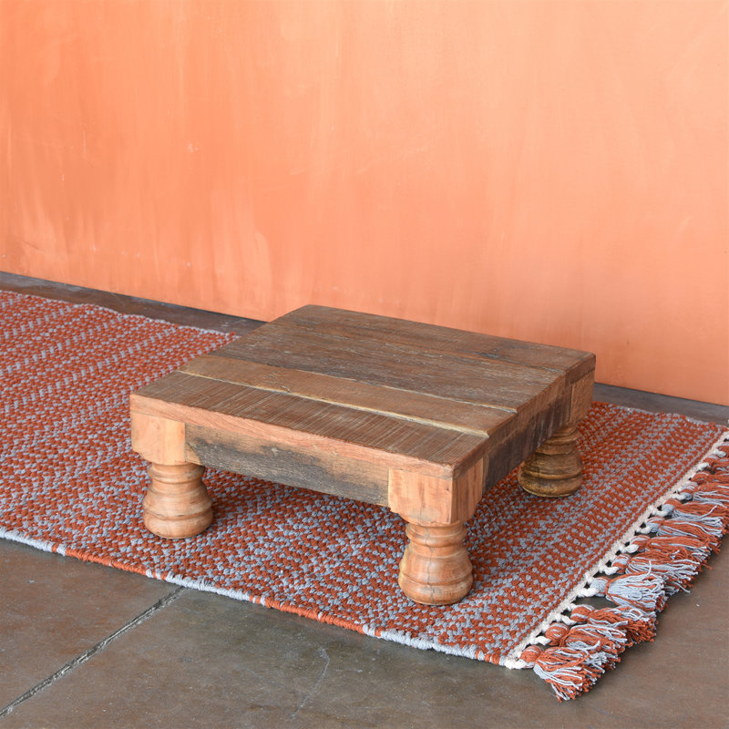 Table basse 4 pieds Beanland, H 7 po x l 16 po x P 16 po