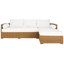  Canapé modulaire en osier 100 po Maddie-825195500