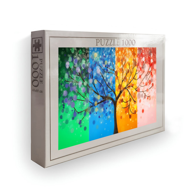 Casse-tête 1000 pièces, 26,8 po x 18,9 po | Conception 100% carton de haute qualité et éclatante | Parfait pour le plaisir en famille, le soulagement du stress et les jeux éducatifs | Cadeau pour adultes et enfants | Dimensions de la boîte: 13,2 po x 9,1 po x 2,0 po