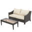 Causeuse et table