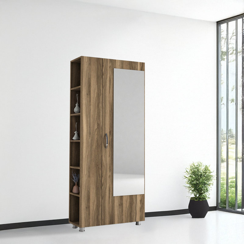 SpiritHome Unique Hall Tree With Mirror | Wayfair Canada