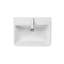 Lavabo de salle de bain mural rectangulaire en céramique avec trop-plein 23,88 po Duravit DuraStyle