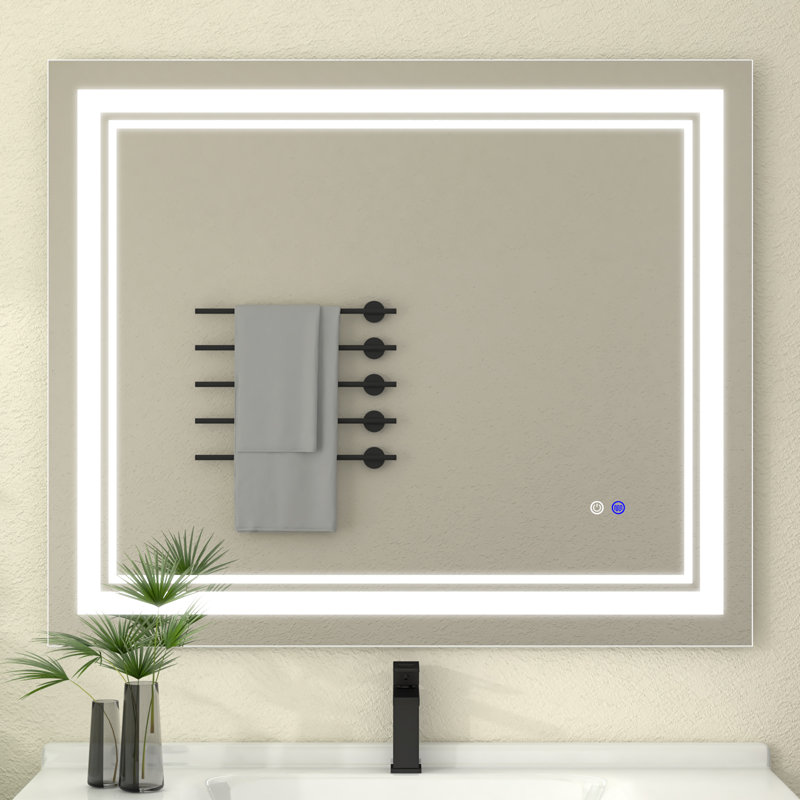 Miroir de salle de bain Bilgehan, 32 po x 40 po