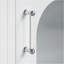 Meuble-lavabo de 20 po avec lavabo, meuble-lavabo avec tablette à deux niveaux, tablette réglable, bois et panneau de fibres à densité moyenne, blanc-443021053
