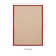 Nannette Handmade Light Beige Berber with Red Cotton Border Area Rug