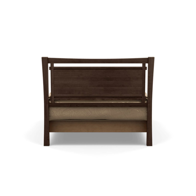 Monterey Upholstered Storage Bed, Smoke Cherry, Onyx, California King