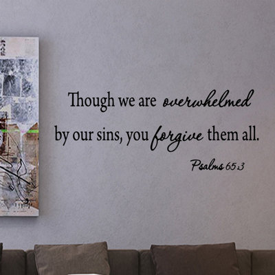 Dollard Text & Numbers Wall Decal