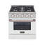 30" 4.2 cu. ft. Freestanding Gas Range with Convection Oven-73306196-73306197