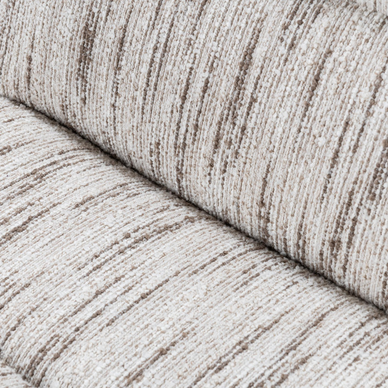Fauteuil d'appoint pivotant rembourré Crandall