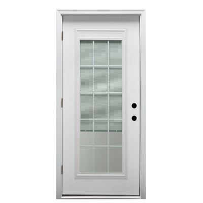80'' Flush Fiberglass Front Entry Doors