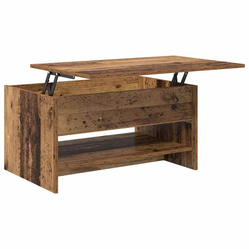 Coffee Table with Storage, Brown
