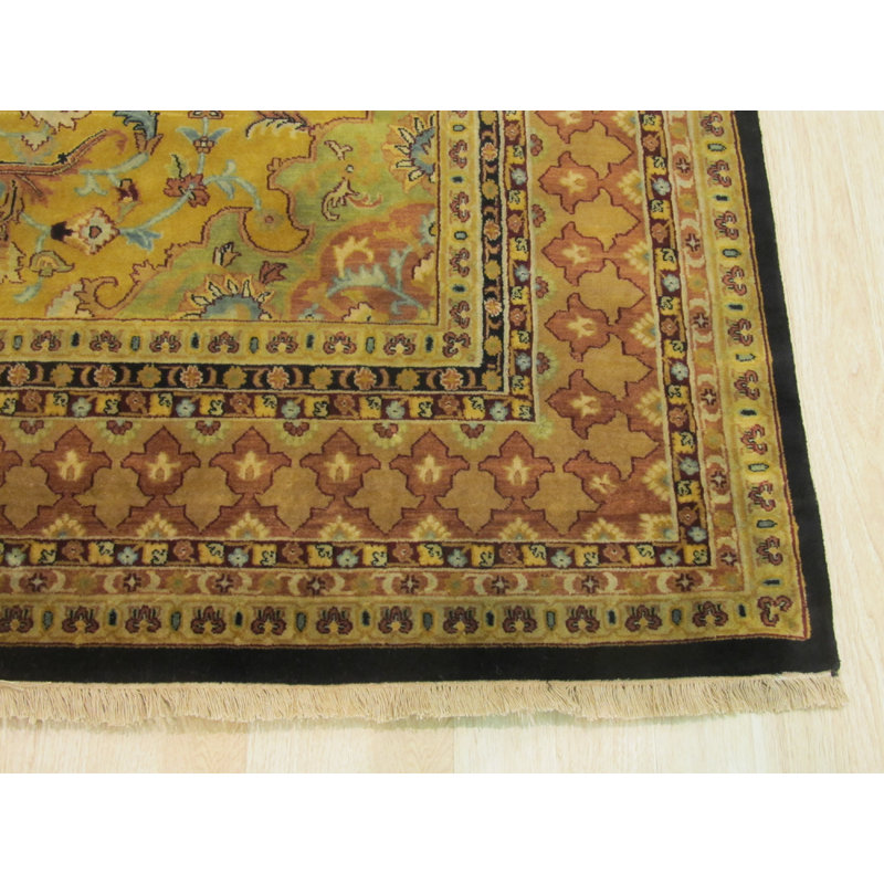 Tapis transitionnel en laine noué à la main Invitation, Rectangulaire 8 pi x 10 pi