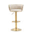 Christal Height Adjustable Swivel Bar Stool-377126503-377126499