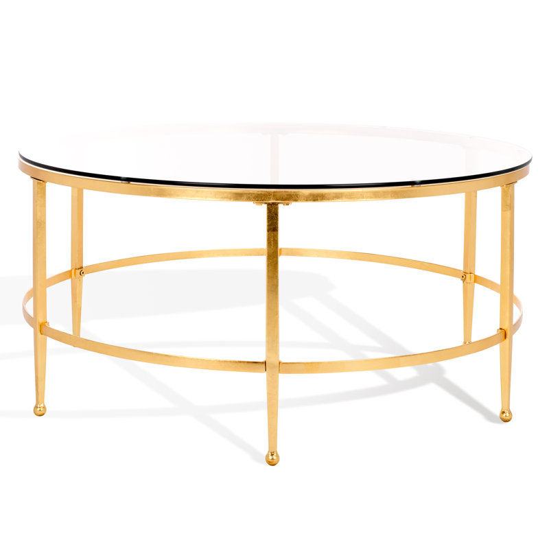Edmund Cocktail Table, Antique Gold Gilt