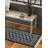 Traditional Hinshaw Area Rug Black and White Color-1635492981