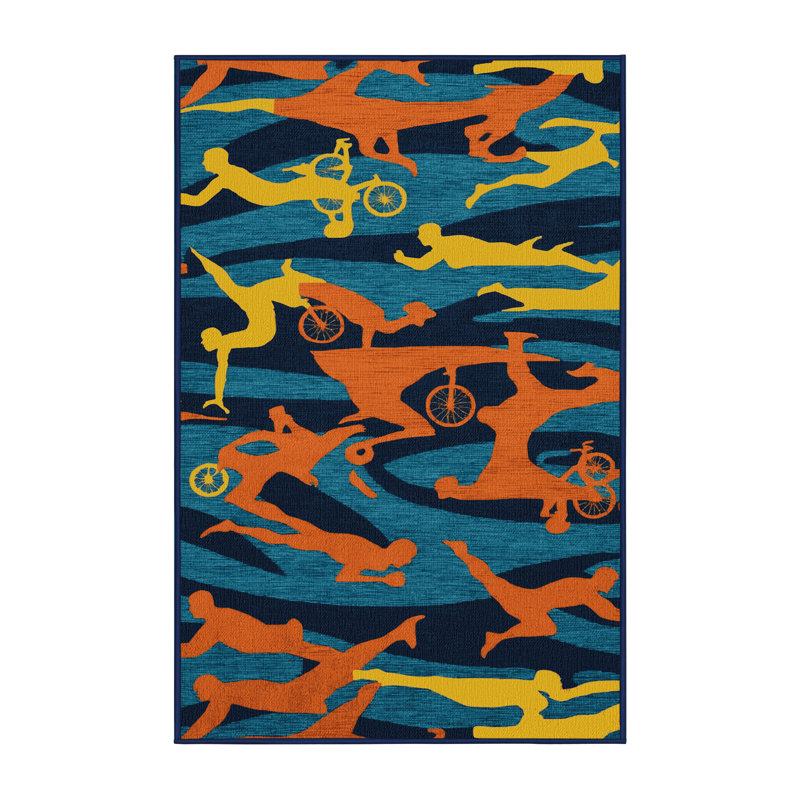  Tapis lavable Triathlon Sports, Tapis de couloir 2 pi x 4 pi