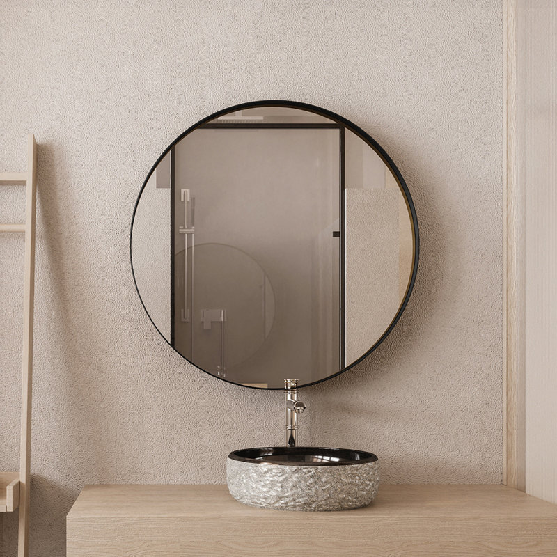 Armoire à pharmacie avec miroir Mount, Noir, noir, noir, noir