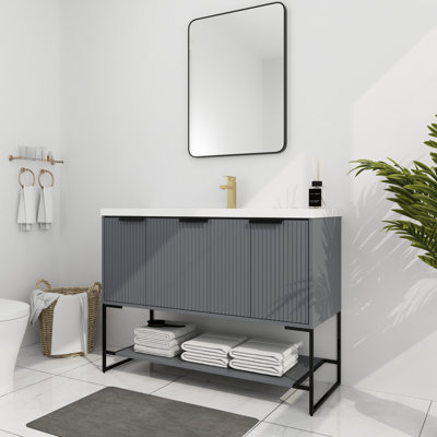 Meuble-lavabo simple 47,22 po avec plateau Salay