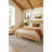 Striped Texture Linen Beige Indoor High-Low Area Rug-999393062
