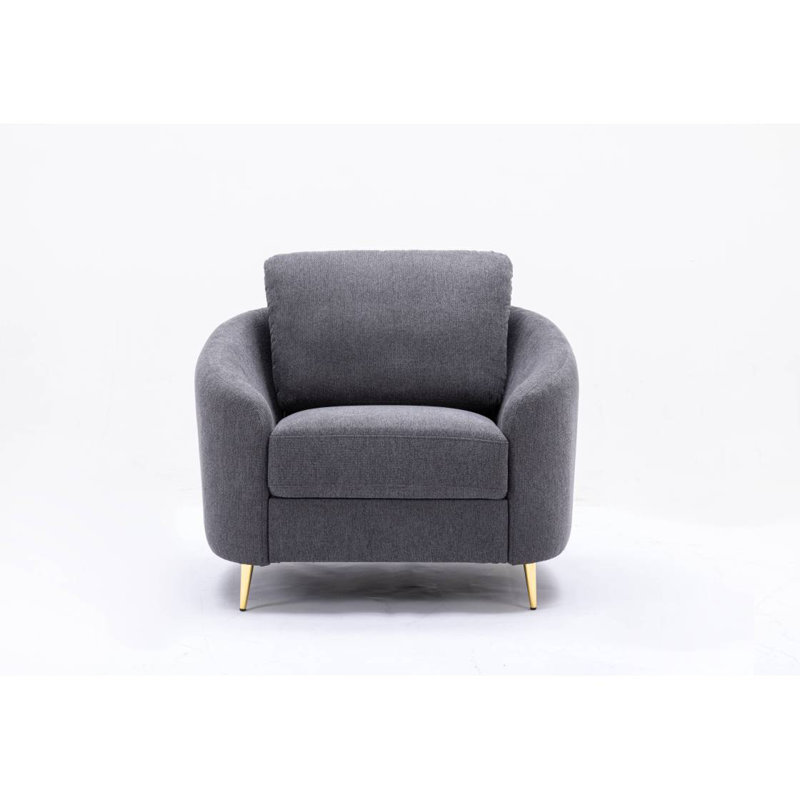 Fauteuil en lin Ayina