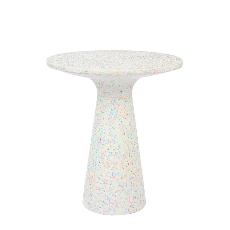 Table d'appoint en pierre, 12 po de diamètre