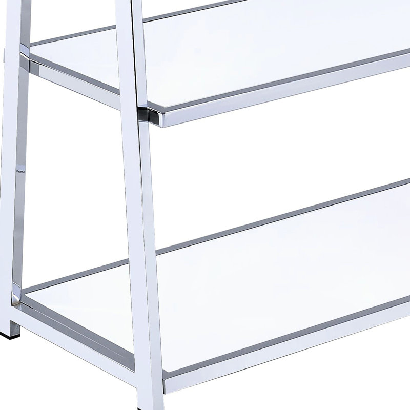 White 6-shelf Bookshelf - Functional Decorative Storage Modern Streamlined Home
