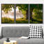 Nature paysage chêne en pleine feuille en été debout seul - ensemble de 3 reproductions de photos-56420080-102155927-119402564