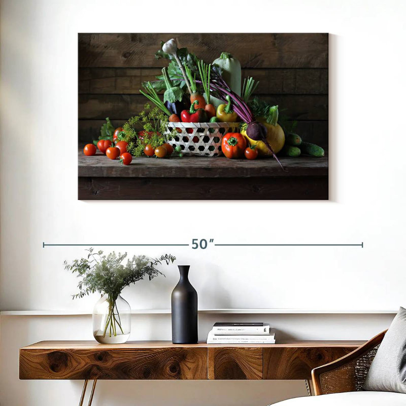 Yarlin Disintegrated Tomato, 26" H x 39" W